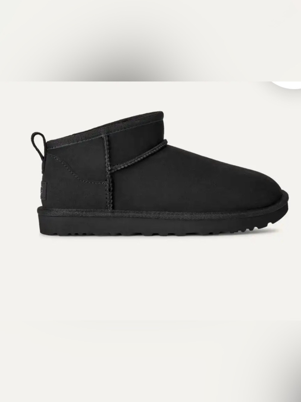 UGG Black Slip-On Winter Boot